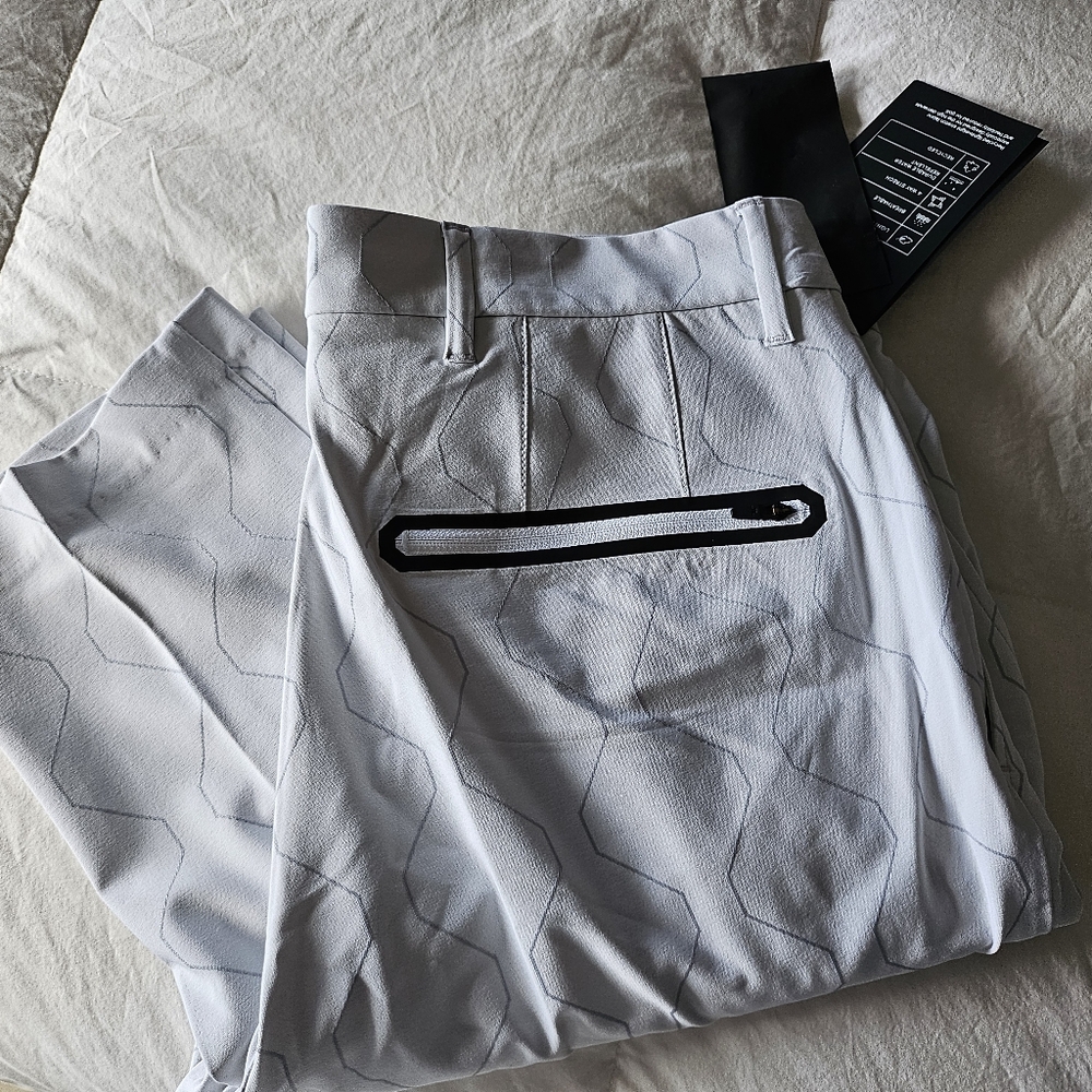 J.Lindeberg Golf White Diamond Pants